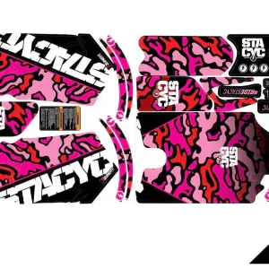 Grafica Moto Electrica Aro 16 Rosado 2.0 Stacyc