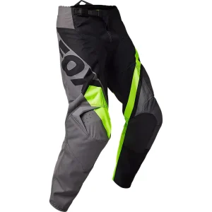 Pantalon Moto Niño Xpozr Negro/Amarillo Fox