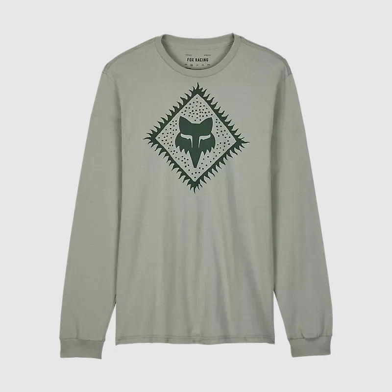 Polera Lifestyle Leo Premium Manga Larga Gris Fox - Imagen 2